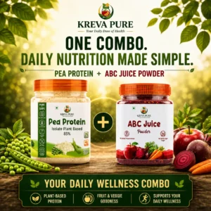 Kreva Fit Duo Combo - ABC Juice Powder and Raw Pea Protein Isolate